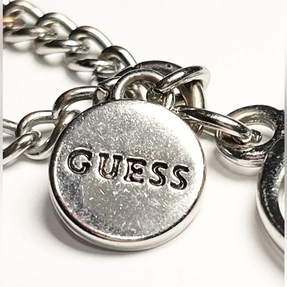 Guess Vintage Bag Charm Silver - Picture 3 of 4